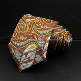 Gravata Paisley Terracota